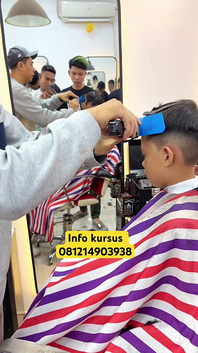 Belajar teknik CLIPPER OVER COMB BERSAMA KAK JIMI OWNER KURSUS BARBERSHOP