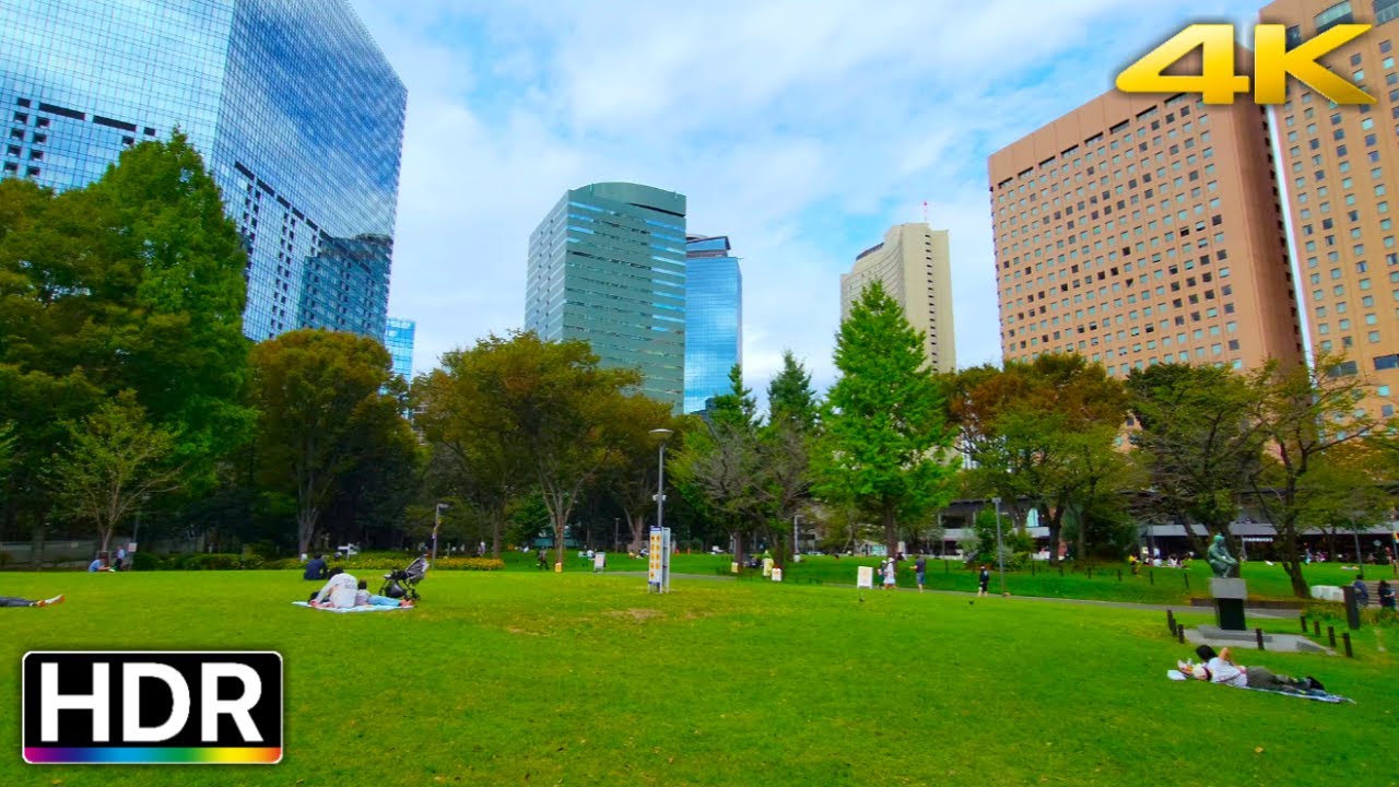 Exploring Shinjuku Central Park In Tokyo Japan A 4k Hdr Virtual Walk 