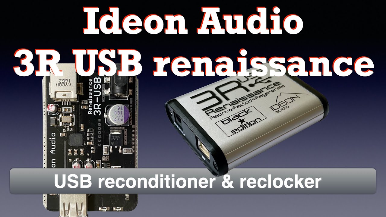 Ideon Audio 3R renaissance USB reconditioned - YouTube