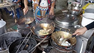 Savory Stir Fried Noodles In Thai Brass Pan | Bangkok Street Food