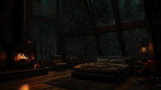 Powerful Thunderstorm Outside | Relaxing Lightning Ambience For Stress-Free Sleep