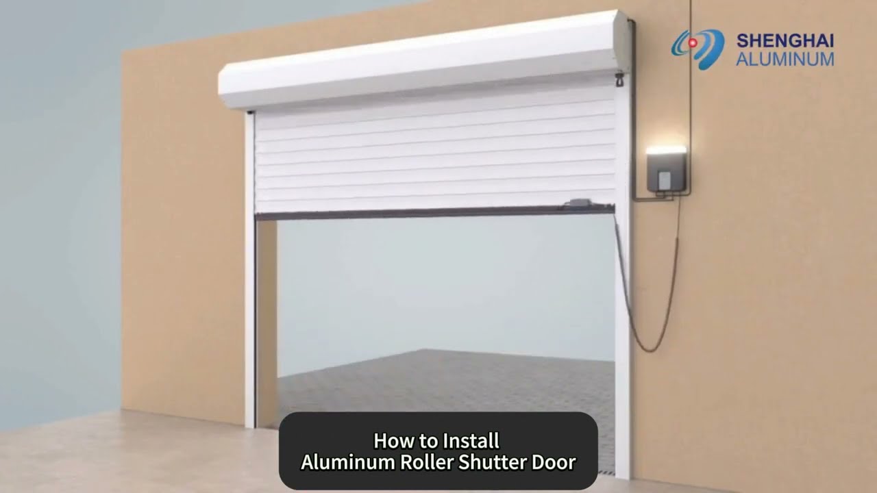 How to Install Aluminum Roller Shutter Door