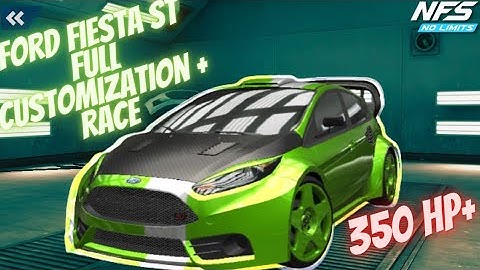 NFS No Limits: FORD Fiesta ST Full customization + race