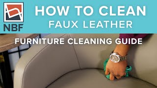 How To Clean Faux Leather | Cleaning Guide | National Business Furniture