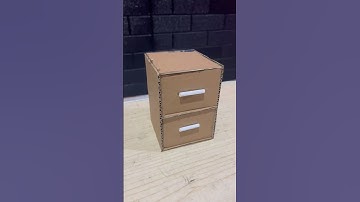 Laci mini dari kardus #diy #kerajinan #kreasi #kardus #laci