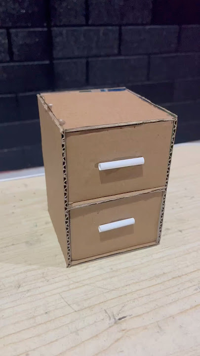 Mini drawers from cardboard #diy #crafts #creations #cardboard #drawers