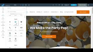 How to Get Started With The Balloon Suite Website Builder