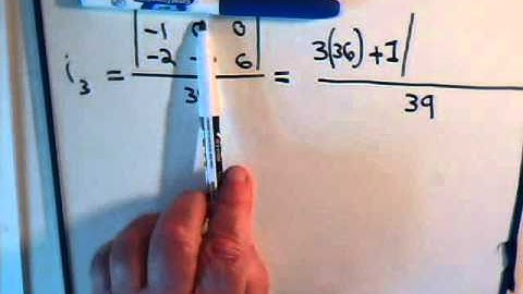 Electrical Circuits Video #12: Mesh Current Analysis - Introduction & Example #1 Part C