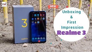 Realme 3 Unboxing, First Impression & Camera Review
