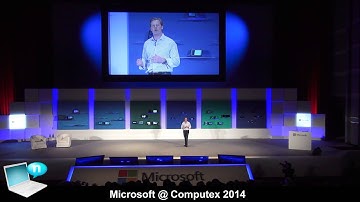 Microsoft @ Computex 2014 - Windows 8.1, Cortana, Toshiba Encore 7 and HP Pro X2 612