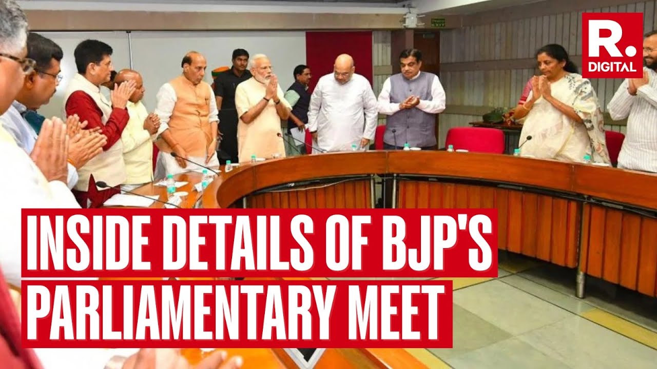 At BJP meet, PM Modi slams Opposition over Parliament ruckus - YouTube
