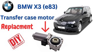 BMW X3 (E83) Transfer case motor /actuator/ replacement  DIY. Transfer Case ATC400