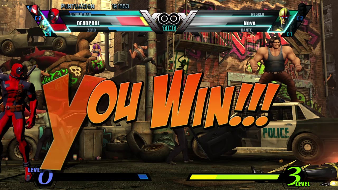 ULTIMATE MARVEL VS. CAPCOM 3 Una Victoria con Deadpool #PS4share - YouTube