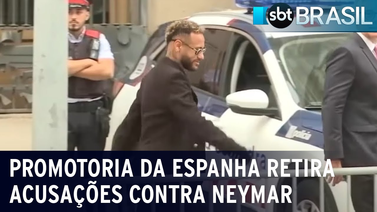 Promotoria da Espanha retira acusações contra Neymar | SBT Brasil (28/10/22)