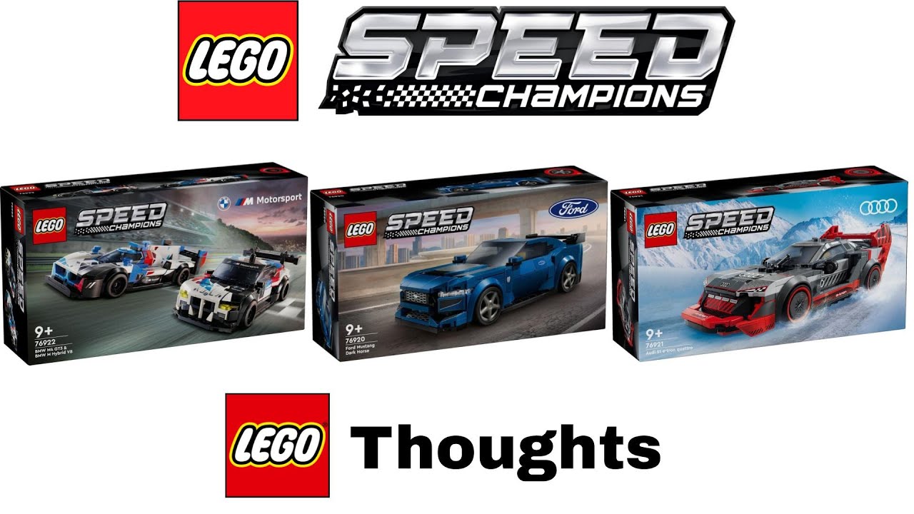Lego Speed Champions Mustang Dark Horse And Audi S1 E-Tron Leaked