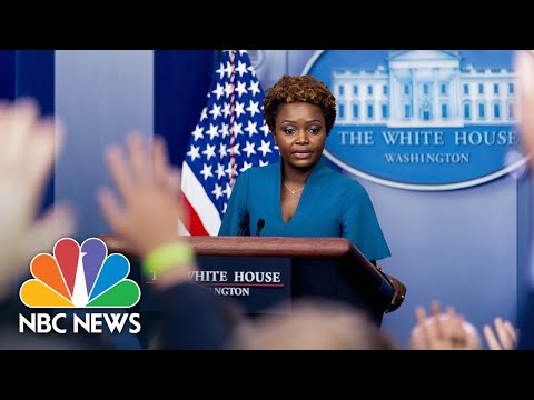 White House Holds Press Briefing, Featuring Matthew McConaughey | NBC News