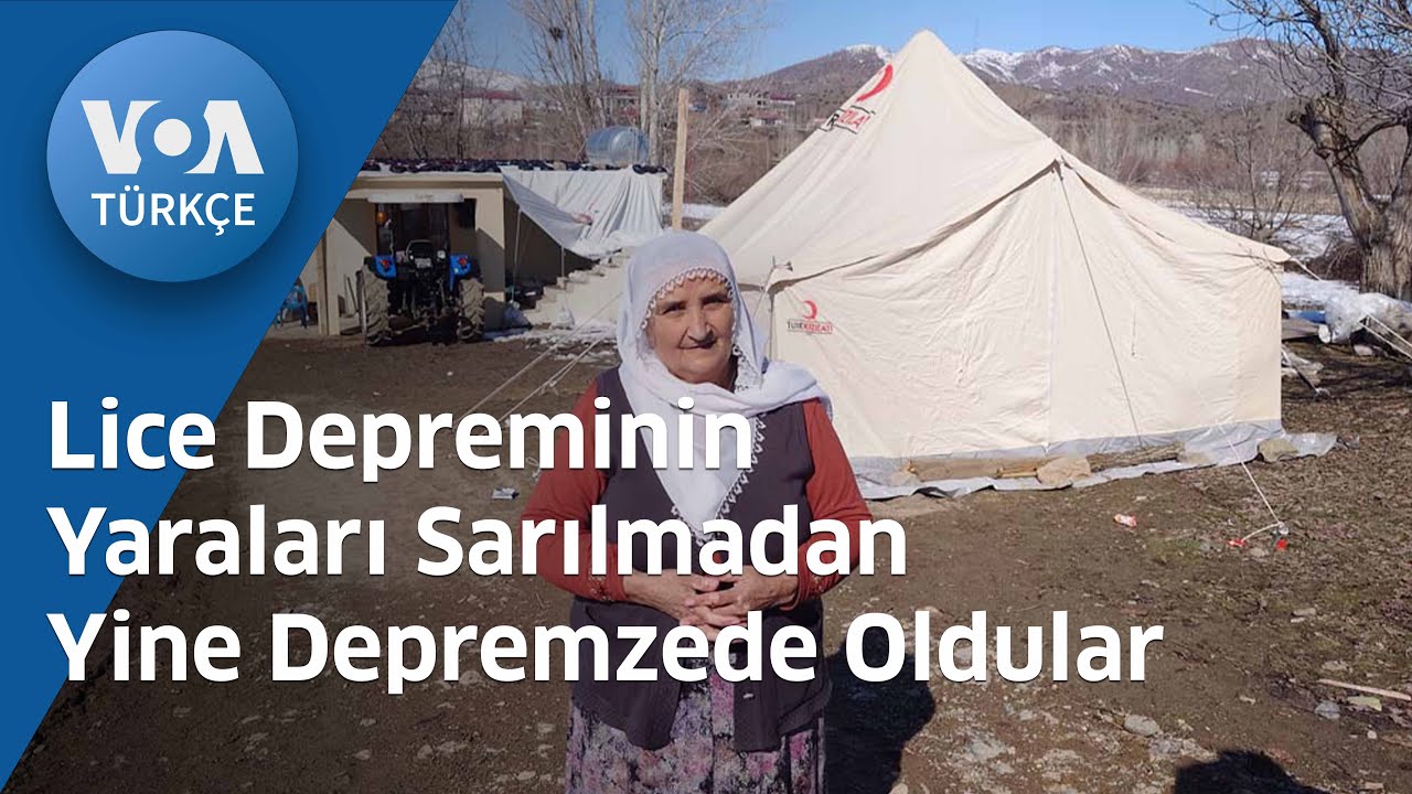 Lice Depreminin Yaraları Sarılmadan Yine Depremzede Oldular| VOA Türkçe