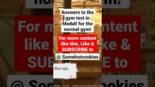 Answers to the Medali normal type gym test! #pokemonviolet #shorts