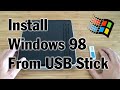 How To Install Windows 98 from USB Flash Drive with Easy2Boot – HP Compaq t5710