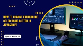 How to change background color using button in Javascript | Background color change using JS