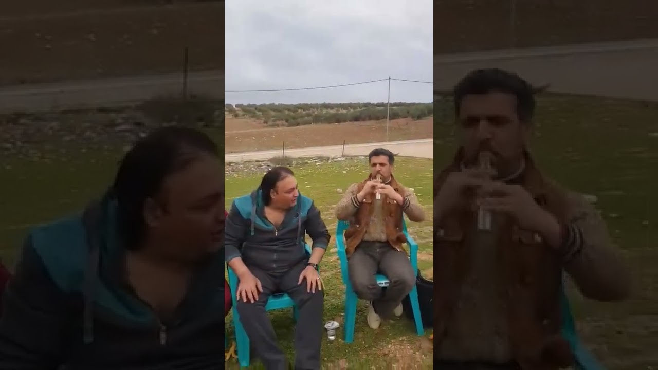 جلسة مجوز جولاني مع الطبيعة الخلابة      شاعر المجوز والشبيبه باسل عبود