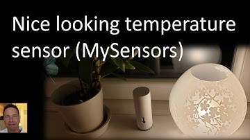 DIY great looking temperature sensor with MySensors