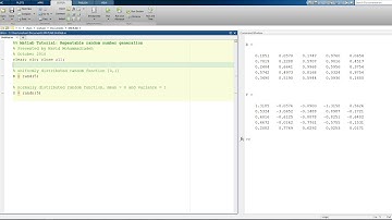 Repeatable random number generation in MATLAB