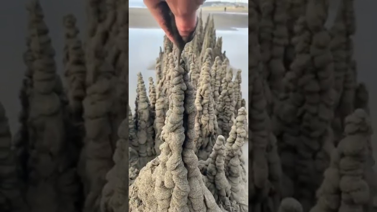 Así se hace un castillo de arena 