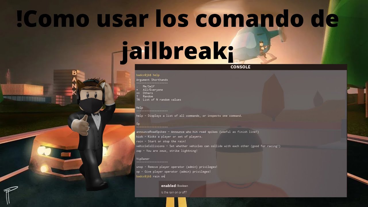 ☆NUEVO HACK PARA VOLAR EN JAILBREAK ROBLOX  COMANDOS RAPIDOS ACTUALIZADOS☆  2018 