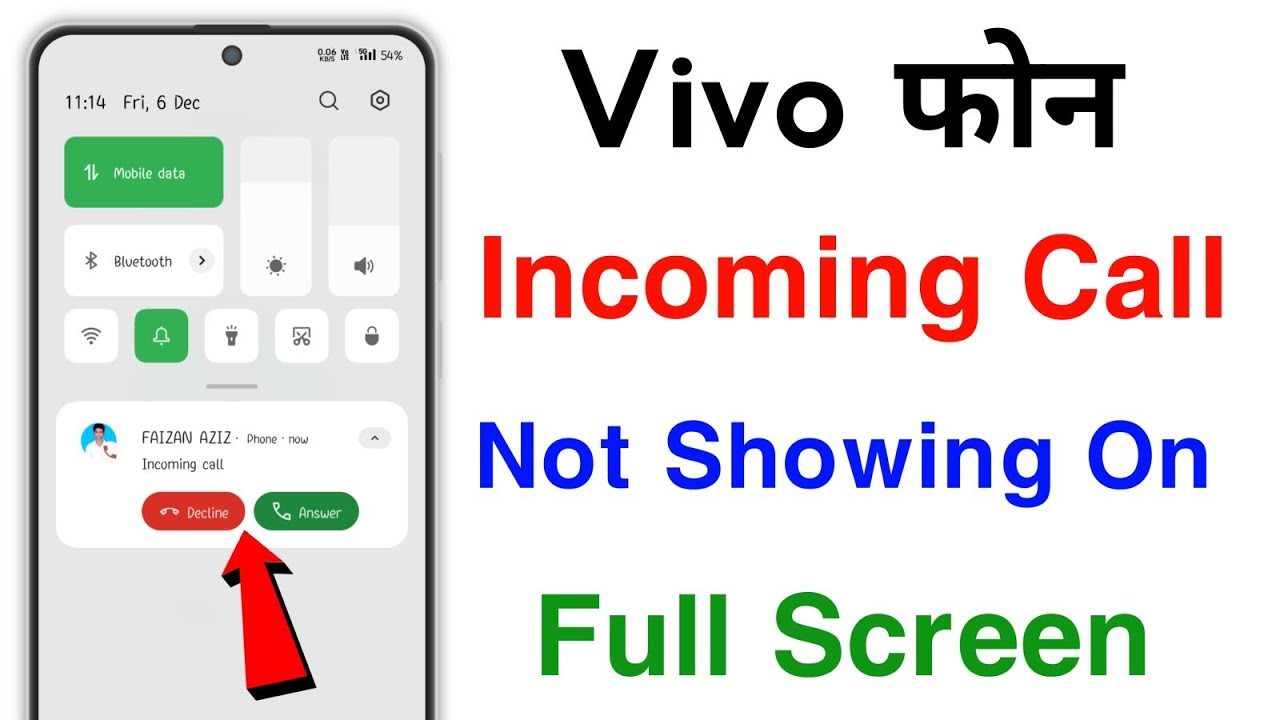 Incoming Call Not Showing On Screen Vivo | Vivo Phone Call Aata Hai To ...