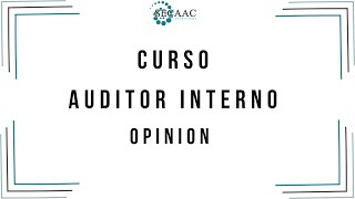 ASESORIA CURSO GRABADO DE AUDITOR INTERNO