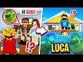 My Family Were SECRET LUCA FAMILY in Roblox BROOKHAVEN RP!!