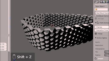 Honeycomb Meshes in Blender