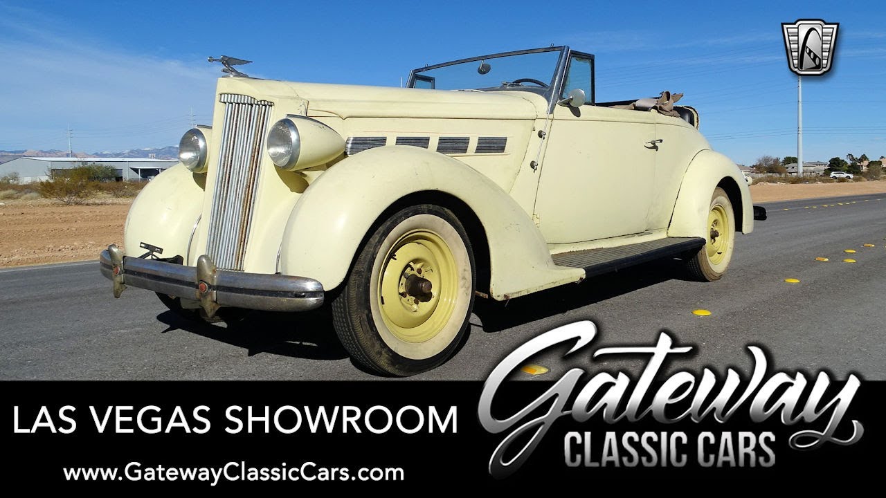 1937 Packard Coupe Convertible Gateway Classic Cars Las Vegas 416