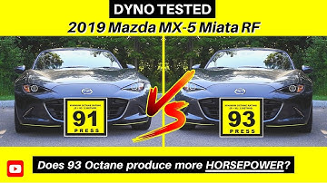 91 vs. 93 Octane??? - DYNO TESTED // ND Mazda MX-5 Miata