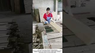 Table Saw Precision Cutting – Preparing Uniform Blocks for Secret Furniture 🧩