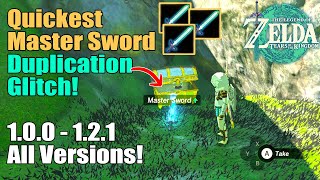 FASTEST Master Sword Duplication Glitch for ALL GAME VERSIONS of Tears of the Kingdom 1.0.0 – 1.2.1