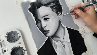 Park Jimin Oil Painting [Speedpaint]