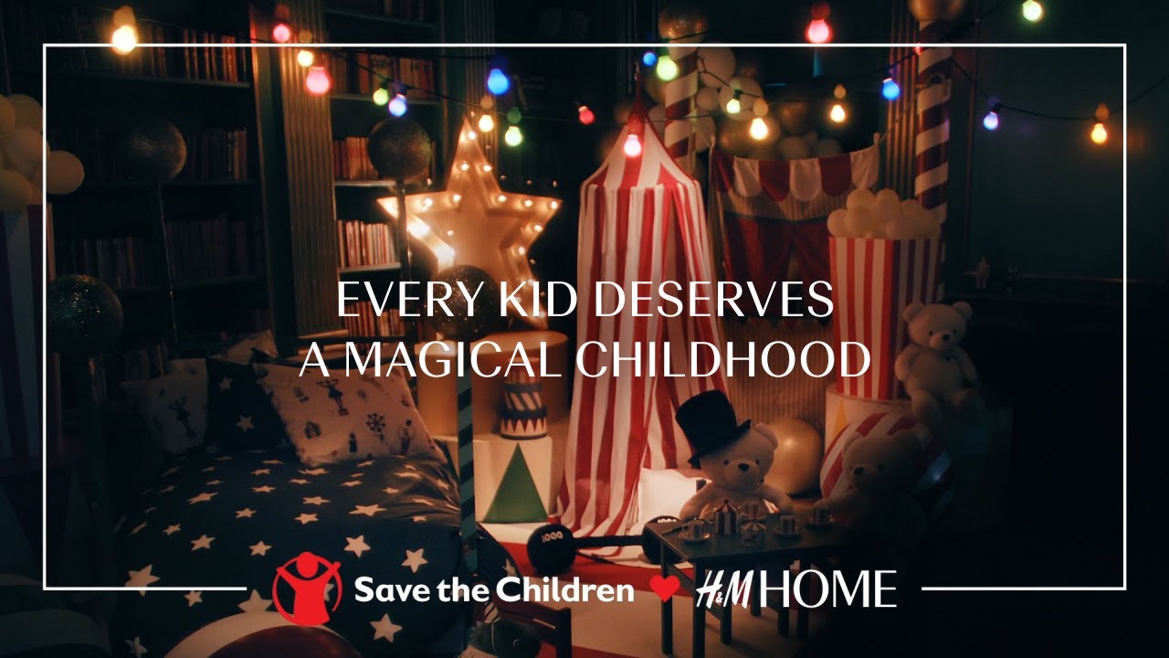 H&M HOME ❤️ Save the Children —  a magical kids’ room collab