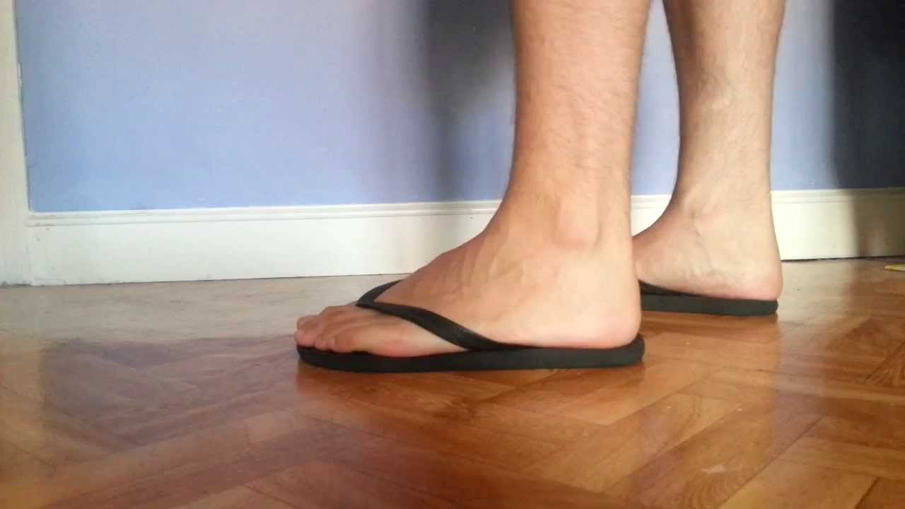 My flip flops and tanned feet - YouTube