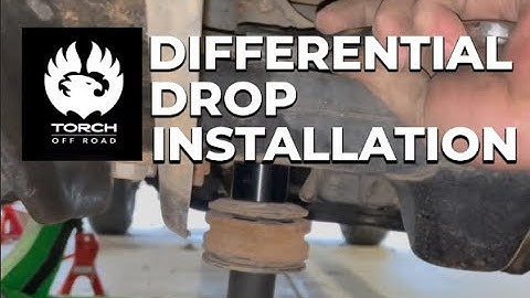 TORCH Off Road 05-22 Toyota Tacoma Differentieel Drop + Skid Plate Spacer Installatiehandleiding