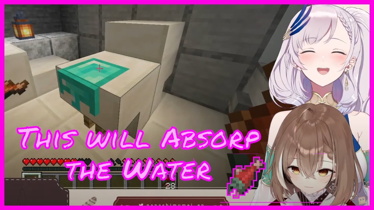 Plumber Mumei tries to fix Reine's overflowing Toilet ft. Fauna [Hololive, Minecraft]