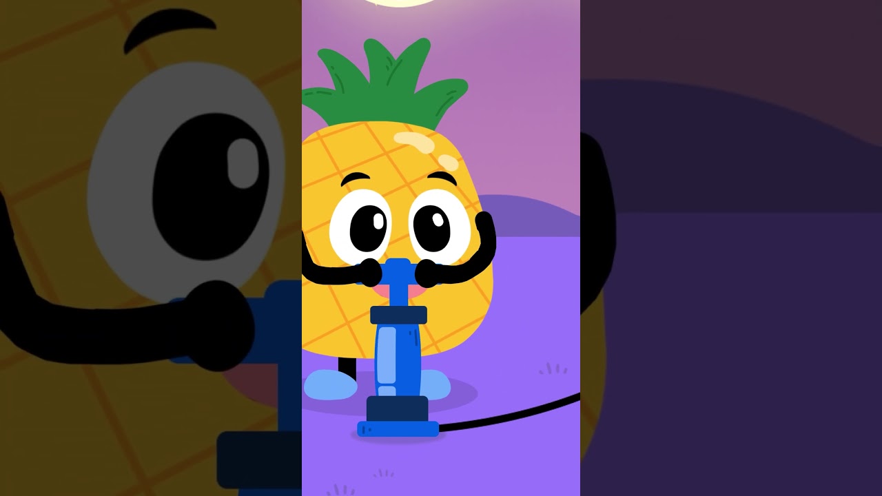 😲What's in the cloud? | Letter P #kidslearning #colors #fruits #abcd #alphabet #englishlearning