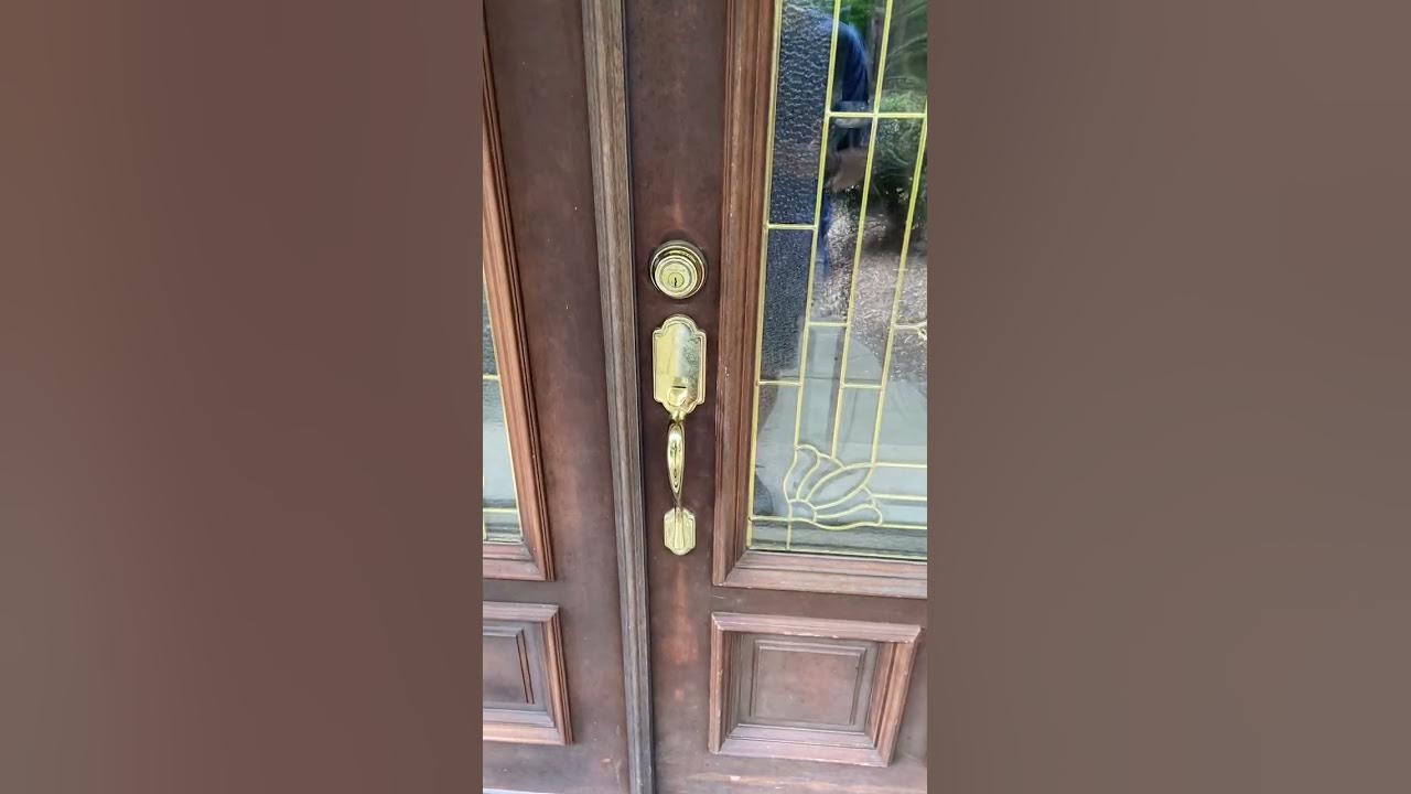 How to open the front door with Kevo eKey YouTube