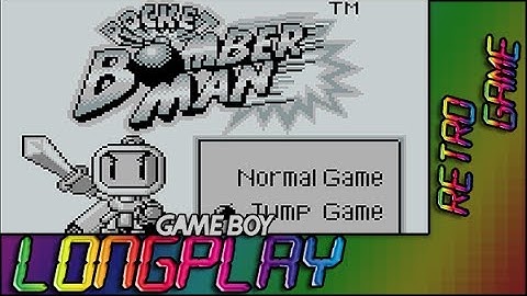 Pocket Bomberman (Gameboy, Longplay, 60fps) All Areas.