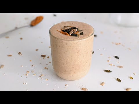 Healthy Breakfast for weight loss❗️Smoothie with Oats. No egg, no milk, no sugar! ASMR
