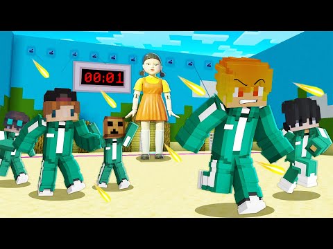 شاركت في لعبة الحبار بالغلط وانصدمت صدمة العمر صديقي مات افلام ماين كرافت