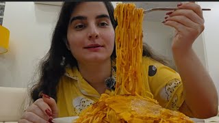 Asmr Spaghetti Mukbang Satisfying Slurping Sounds No Talking