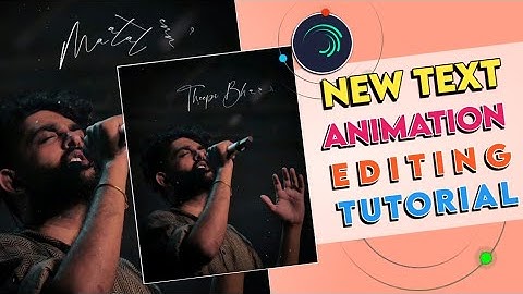 New trending lyrics animation editing Tutorial Alight motion 2021 || Awesome Beats Text animations