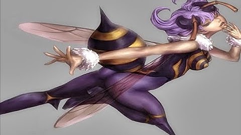 Q-Bee Capcom female Victory Pose Darkstalkers